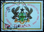 Stamps Ghana -  III Aniversario de la Revolución