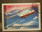 Stamps Asia - Mongolia -  helicoptero