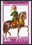Stamps : Europe : Hungary :  Guerreros