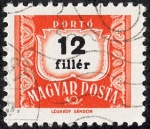 Stamps : Europe : Hungary :  Cifras