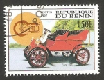 Stamps : Africa : Benin :  automóvil ford 1903
