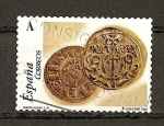 Stamps Spain -  El Romanico Aragones.