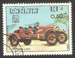 Stamps Asia - Laos -  automóvil nazzaro