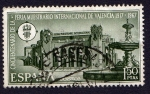 Stamps Spain -  CINCUENTENARIO DE LA FERIA INTERNACIONAL DE VALENCIA 1917-1967