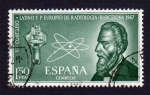 Stamps Spain -  VIº CONGRESO LATINO Y 1º EUROPEO DE RADIOLOGIA-BARCELONA 1967