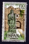 Stamps : Europe : Spain :  BIMILENARIO FUNDACION DE CACERES ,COLONIA NORBENSIS CAESARINA