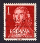 Stamps Spain -  II CENTº LEANDRO F.MORATIN