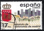 Stamps Spain -  2742 Estatuto de Autonomía de Madrid.