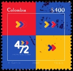 Stamps Colombia -  EMISIÓN POSTAL SELLOS OPERATIVOS 4-72