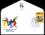 Stamps : America : Colombia :  SOBRE PRIMER DÍA DE SERVICIO COPA MUNDIAL SUB 20 DE LA FIFA COLOMBIA 2011