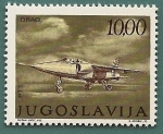 Stamps Yugoslavia -  Soko  J-22 Orao   (Águila)  - Fuerza Aérea - Caza ligero