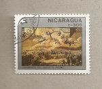 Stamps Nicaragua -  Juramento del juego de la manzana