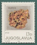 Stamps : Europe : Yugoslavia :  Minerales  -  Wulfenita