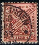 Stamps Germany -  Cifras (14)