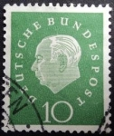 Stamps : Europe : Germany :  Theodor Heuss (1884-1963)
