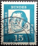 Stamps Germany -  Martín Lutero (1483-1546)