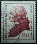 Stamps : Europe : Germany :  Immanuel Kant (1724-1804)