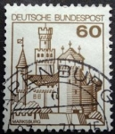 Stamps Germany -  Marksburg Castle