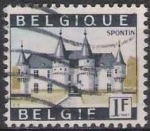 Stamps : Europe : Belgium :  Belgica 1966 Scott 644 Sello º Castillo de Spontin 1fr Belgique Belgium 
