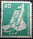 Stamps : Europe : Germany :  Laboratorio espacial