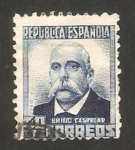 Stamps Spain -  660 - emilio  castelar
