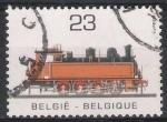 Stamps : Europe : Belgium :  Belgica 1985 Scott 1196 Sello º Tren Locomotora Tipo 23 23fr Belgique Belgium 