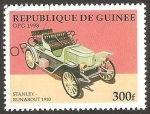 Sellos del Mundo : Africa : Guinea : automóvil stanley runabout de 1910