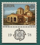 Stamps Yugoslavia -  EUROPA  CEPT - Monasterio de San Naum -Macedonia