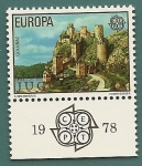 Stamps Yugoslavia -  EUROPA  CEPT - Fortaleza de Golubac - Serbia