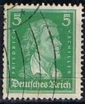 Stamps Germany -  Friedrich V. Schiller (5)