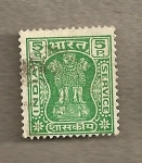 Stamps India -  Escultura leones