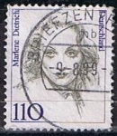 Stamps Germany -  Marlene Dietrich (5)