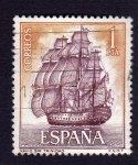 Stamps Spain -  NAVIO SANTA TRINIDAD