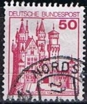 Stamps Germany -  Schloss neuschwansten (4)