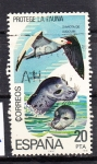 Sellos de Europa - Espaa -  E2473 GAVIOTA y FOCA (187)