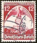Stamps Germany -  DEUTSCHES REICH - NURNBERG - CONGRESO. WZ  - EVASTICAS 