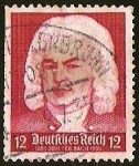 Stamps Germany -  DEUTSCHES REICH - JOHANN SEBASTIAN BACH