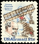 Stamps : America : United_States :  OCTAVE CHANUTE - PIONERO DE LA AVIACIÓN
