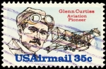 Stamps United States -  GLENN CURTISS - PIONERO DE LA AVIACIÓN 