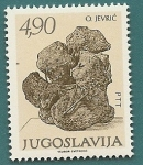 Sellos de Europa - Yugoslavia -  Escultora serbia - Olga Jevric - Escultura contemporánea