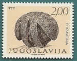 Stamps Yugoslavia -  Escultor macedonio -  Dusan Dzamonja - escultura contemporánea