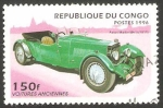 Stamps Republic of the Congo -  automóvil aston martin de 1935