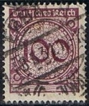 Stamps Germany -  Scott  328  Cifras (5)