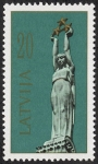 Stamps : Europe : Latvia :  Escultura