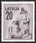 Stamps Latvia -  Cultura