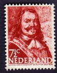 Sellos de Europa - Holanda -  MICHIEL ADRIAANSZOON DE RUYTER 1607-1676