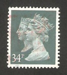 Stamps United Kingdom -  1437 - Reinas Victoria y Elizabeth II