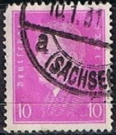 Stamps Germany -  Scott  372  Pres. Friedrich Ebert (4)