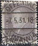 Stamps Germany -  Scott  376  Pres. Friedrich Ebert (6)