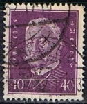 Stamps Germany -  Scott  379  Pres. Paul von Hindenburg (8)
